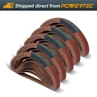 50PK-1/2 x 18" Abrasive Sanding Belt 10 each of 40/80/120/180/240 Grits 40182-1