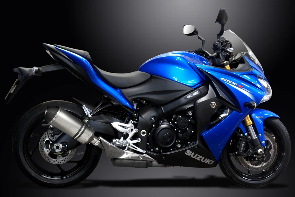 Kit de silenciador de escape Suzuki GSX-S1000 2016-2024 deslizante 10" X-Oval titânio - Imagem 4 de 4