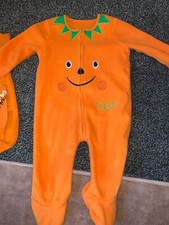 Disfraz Halloween Bebé Niña – Mameluco De Calabaza Con Diadema (talla 6-9 Meses, Licencia Star Wars)
