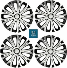 Radzierblende Abdeckung Inferno 14 Zoll passend für Mazda 6 Kombi silber/schwarz 4er Set