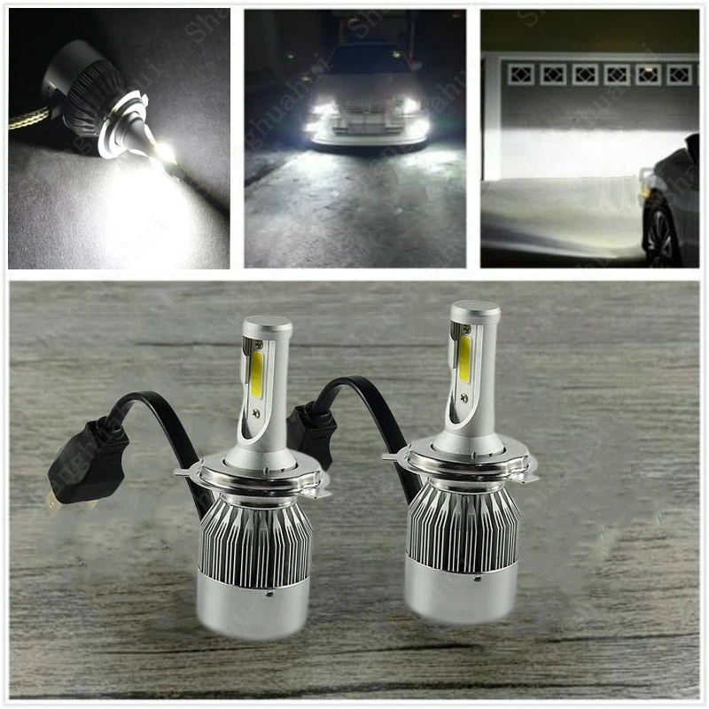 Комплект для переделки светодиодных ламп фар H4 9003 6000K подходит для Isuzu NPR-HD 2006-2013 2 шт. - Изображение 2 из 4