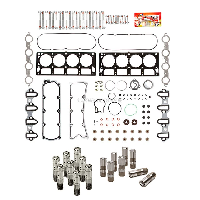 Juego de juntas de cabeza pernos de cabeza elevadores para 05-13 Cadillac Chevrolet GMC Hummer AFM Foto 4 de 4