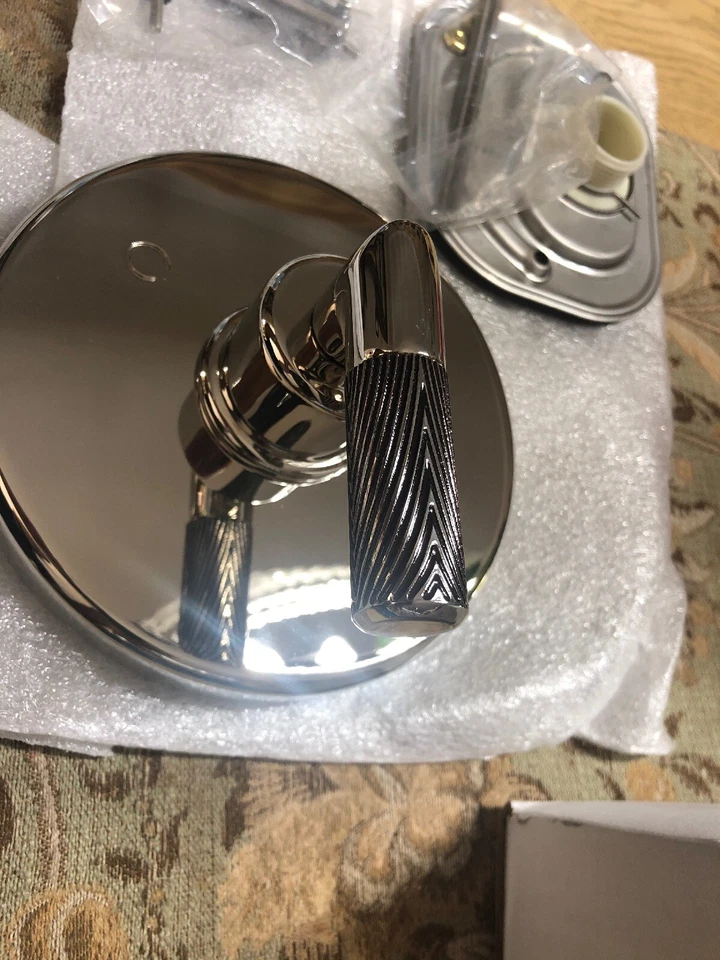 KILLISTA P24922-ADW-AD PINNA PALETTA MOLDURA TERMOSTÁTICA MANGO LVR NÍQUEL PLATA Foto 2 de 4