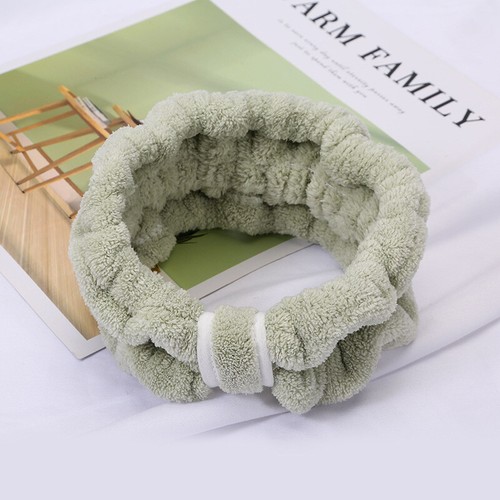 Soft Women Headband for Makeup Cosmetic Facial Shower Spa Elastic Towel HairBand - Bild 16 von 19