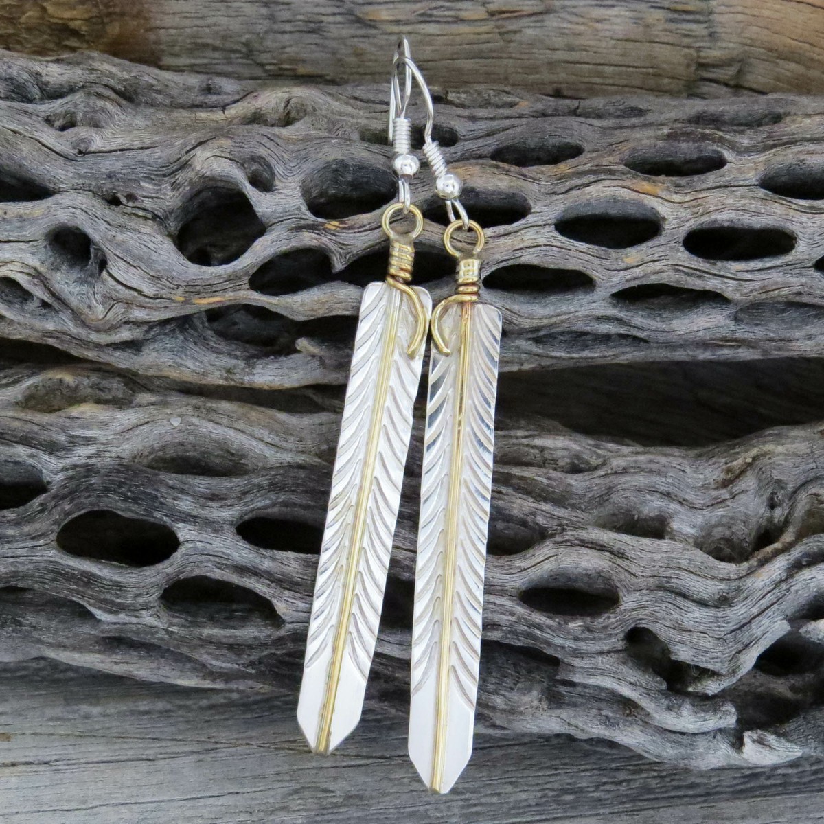 Intricate!! Hand Carved Native American Navajo Sterling Silver Feather Necklace Intricate!! Hand Carved Native American Navajo Sterling Silver Feather Necklace