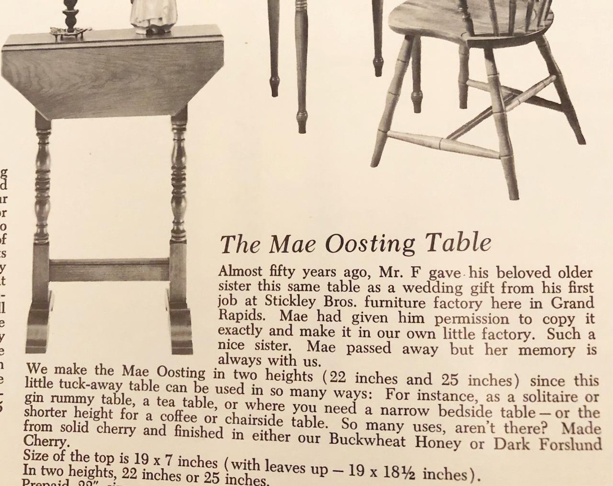 Vintage 1960s Carl Forslund The Mae Oosting Table 22 Vintage 1960s Carl Forslund The Mae Oosting Table 22