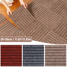 12" x 12" Carpet Tiles Peel and Stick, Non-Slip Squares Carpet Floor Tile Indoor