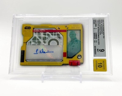 2024 Star Wars High Tek Double Sided Auto Temuera Morrison Ming-na Wen /10