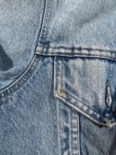 Vintage Levi's Denim Jacket Mens Blue Trucker Made In USA Type 3 WPL423 Read 70s by Levi's, $59.99 - Photo 7