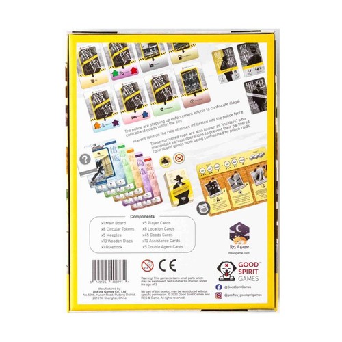 Good Spirit Board Games Contraband Insider Box NM - 第 2/2 張圖片