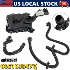Oil Separator PCV Valve Vent Trim & Hose Tube 06E103547Q For Audi A4 A5 A7 Q5 Q7