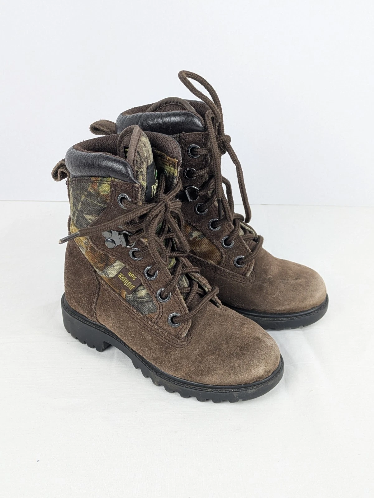 Red Head Thinsulate Ultra Camoflauge Waterproof Winter Boot Size Youth 11 Camo