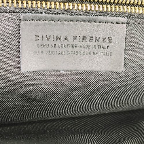 Divina Firenze Made in ITALY Beige & Hellbraun Leder Damen Rucksack Handtasche Kiesel - Bild 17 von 18