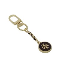 Tory Burch Mercer Leather Keychain Keyfob Burgundy Bag Logo Decoration