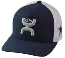 Hooey Dallas Cowboys Flex Fit NFL Trucker Hat – Navy & White