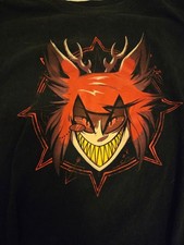 Hazbin Hotel - Creepy Alastor Crest - Shark Robot Official - 2XL Gently Used