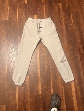 Gray Fear Of God Essential Sweatpants Medium