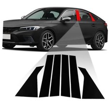 Side Door Window Cover Trim, 6 Pcs Exterior Door Window Pillar Posts Trim