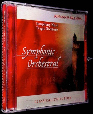 Symphony No. 4 Tragic Overture by Johannes Brahms CD Classical Evolution