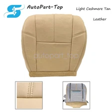 For 2007-2013 Chevy Silverado 1500 Driver Bottom Leather Seat Cover Tan Cashmere
