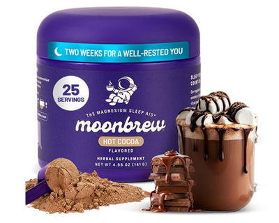#ad MoonBrew Nighttime Magnesium Hot Cocoa Jar Expires 2027 $25.99