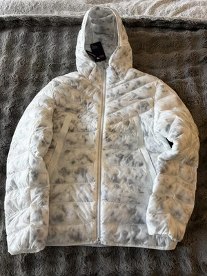Nike Men's Sportswear Marble Synthetic Fill Jacket CU7712-100 Size-M - Image 1 of 4