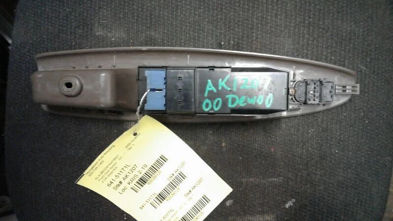 Driver Front Door Switch Driver's Window Master Fits 98-02 NUBIRA 280125 - Image 3 of 4