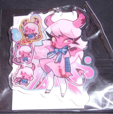 Vivziepop Helluva Boss Halloween Verosika M3GAN 2025 Acrylic Keychain NEW!