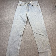 Vintage Calvin Klein Light Blue Denim Jeans Men  s Size 9, 30x32 Made In USA 90s