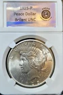 1925-P Peace Dollar BU GEM- Beautiful Clean Coin #564