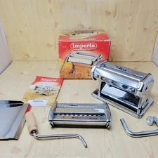 IMPERIA De Luxe Noodle PASTA MAKER Machine Tipo Lusso From Torino Italy Vintage