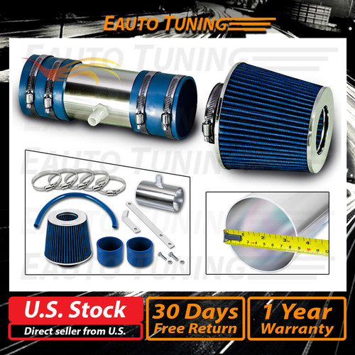 Short Ram Air Intake Kit + BLUE Filter for 07-11 Enclave / Outlook 3.6L V6 All - Picture 1 of 8