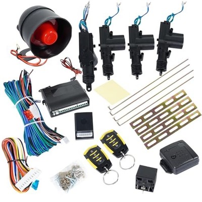  Car Remote Central Locking Kit Keyless Car Door Anti-Theft Alarm System Kit 