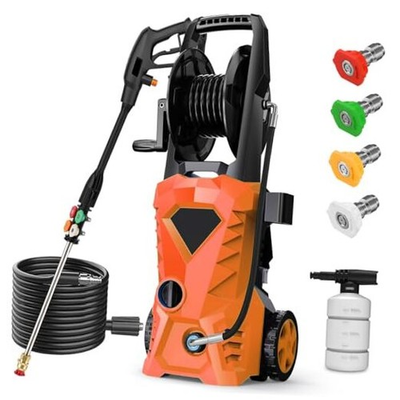#ad 5000PSI Electric Pressure Washer 2025 New Electric Power Washer with Orange $207.25