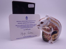 ROYAL CROWN DERBY LIMITED EDITION STONEY MIDDLETON SQUIRREL BRIEFBESCHWERER