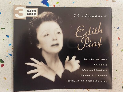 EDITH PIAF 3 x CD 75 CHANSONS LA VIE EN ROSE LA FOULE ...AM