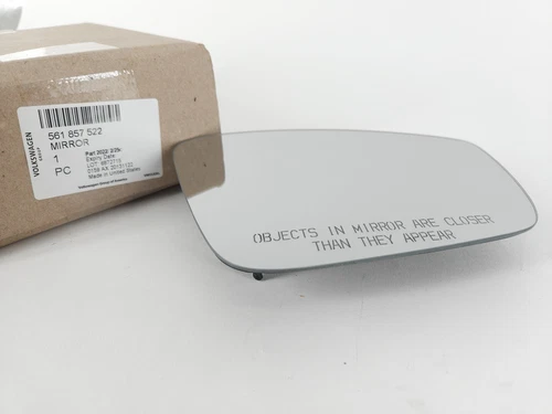 Genuine OEM VW 561-857-522 Passenger RH Side Mirror Glass 2013-2022 Passat