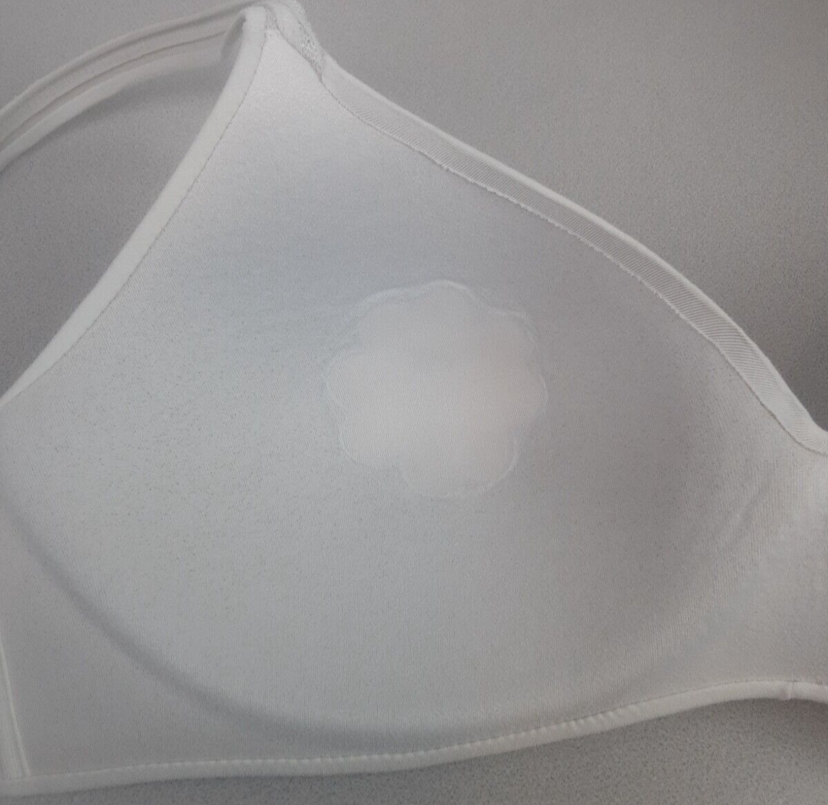 Hanes HU03/HP03 White Nylon Wire Free TShirt Bra Size 36 C (21) eBay