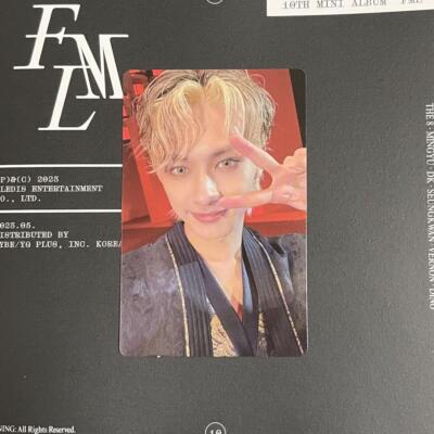 SEVENTEEN SVT FML 10th Mini Album Deluxe Ver. Official Photo card