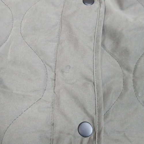 Volcom Jacket Womens L Green Lightweight Snap Up Logo Embroidery Peace - Picture 14 of 17
