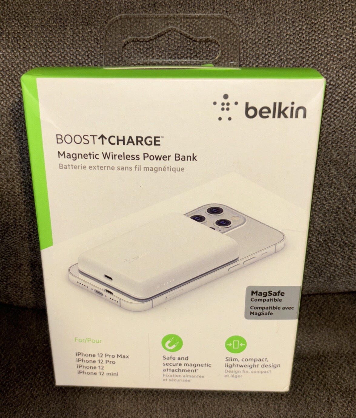 Belkin📲BOOST^CHARGE Magnetic Wireless Power Bank for Apple iPhone&MagSafe Cases-image