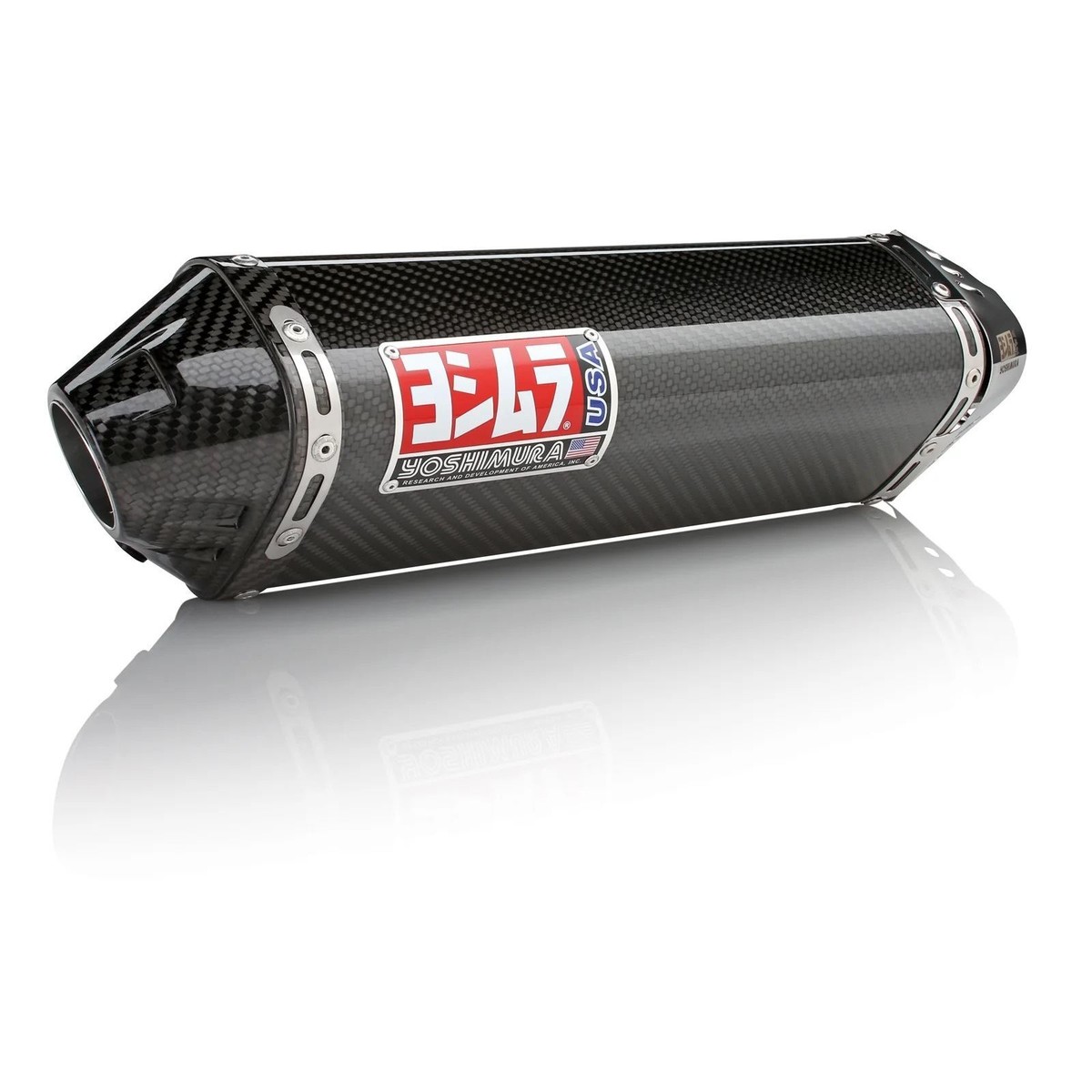 Yoshimura Exhaust Carbon Street TRC Tri-Oval Slip-On Yamaha
