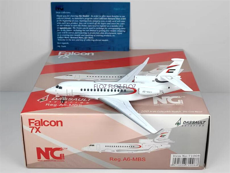 NG Models for Dassault Aviation for Falcon 7X A6-MBS 1:200