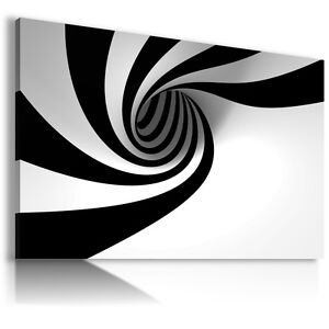 Spirale Nero Bianco Design A Muro Arte Astratta Grande Foto Ab284 Mataga Ebay