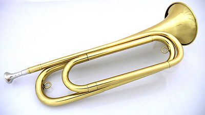 U.S. Regulation Bugle(tm) - Brass Lacquer with Mouthpiece, Bag, and ...