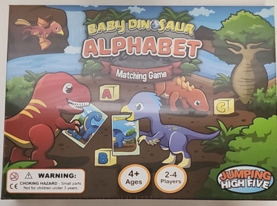 Baby Dinosaur Alphabet Matching Game   Jumping High Five New Still Sealed