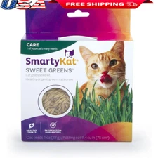 Organic Cat Grass Grow Kit Indoor Outdoor Nutritional Treats Oat Grass 1 Ounce