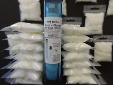 PVA MESH NARROW 25mm Tube Bait Plunger Refills Make Stocking Carp Boilie Mix Bag