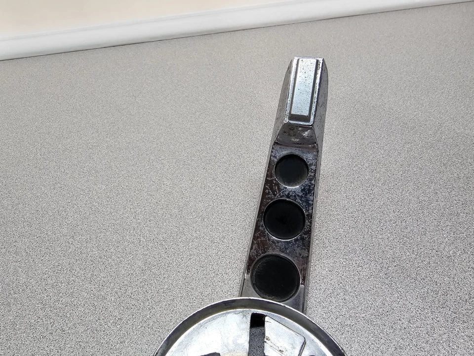 1967 Ford Mustang Fastback Coupe Convertible ORIG STEERING WHEEL HORN RING BEZEL - Image 4 of 4