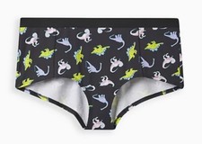 NWT Torrid Plus Size 0 Large COTTON MID-RISE BOYSHORT PANTY DINOSAURS